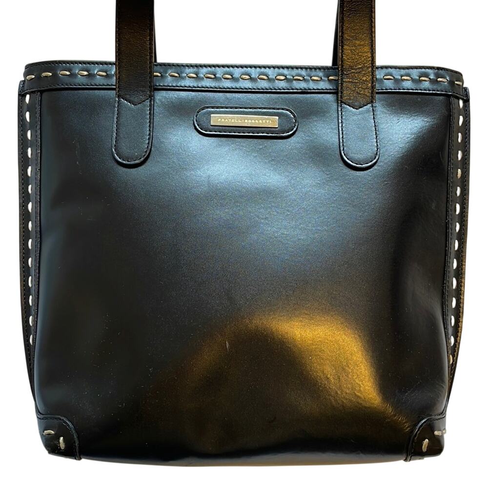 Italian leather purse - black